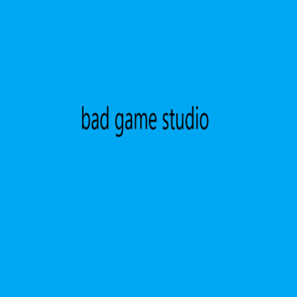 bad game studio Roblox decal