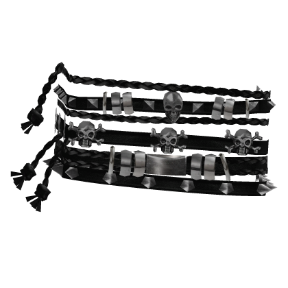 grunge stud emo bracelets | 1.0