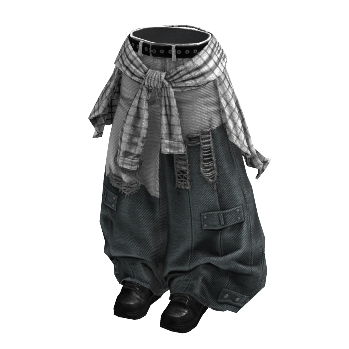 PatchworkGrungeSemiRippedDenimTears(WhiteSlateGrey