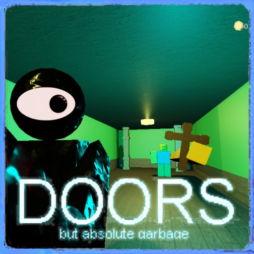 (FREE ADMIN👁️) DOORS But Absolute Garbage official Roblox game thumbnail