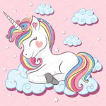 Unicorn sparkly bffs