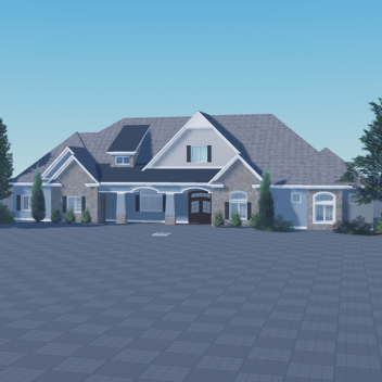 European Ranch Style Home.