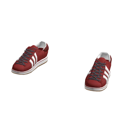 Red adidas shoes roblox discount