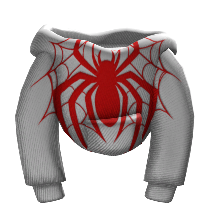 White Spiderman Male Hoodie Roblox item