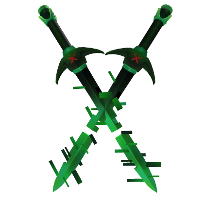 1x1x1x1’s Daemonshank Swordpack - Green Sword Roblox item render