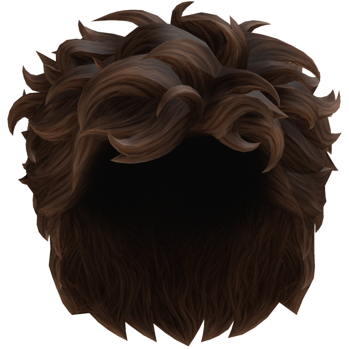 Brown Messy Fluffy Hair