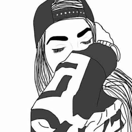 Cool Girl w/ Nike Hoodie Roblox decal