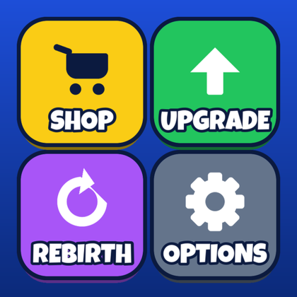 Simulator UI Kit Coins Rebirth Shop Buttons HUD