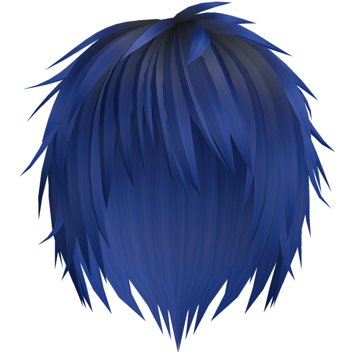 blue kuro messy japanese anime boy hair