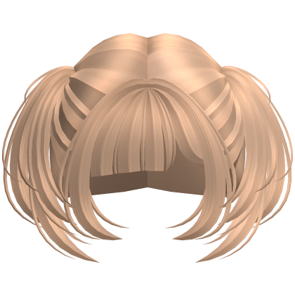 Cute Short Small Kawaii Side Pigtails (Blonde)