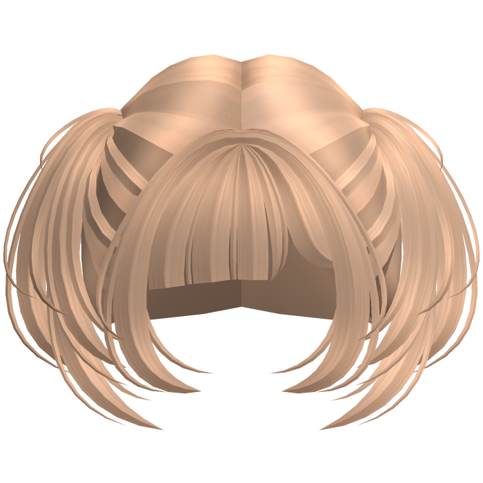 Cute Short Small Kawaii Side Pigtails (Blonde)
