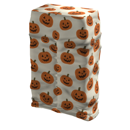 Cream Pumpkin Halloween Pants