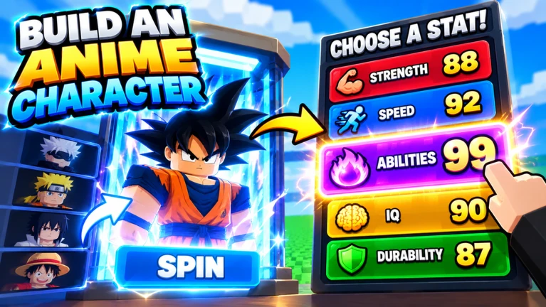 How Build An Anime Character works: Build An Anime Character screenshot
