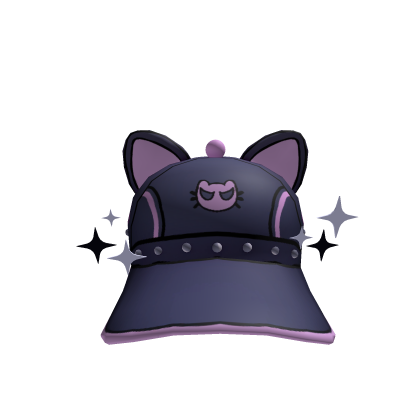 Midnight Kitty Cap