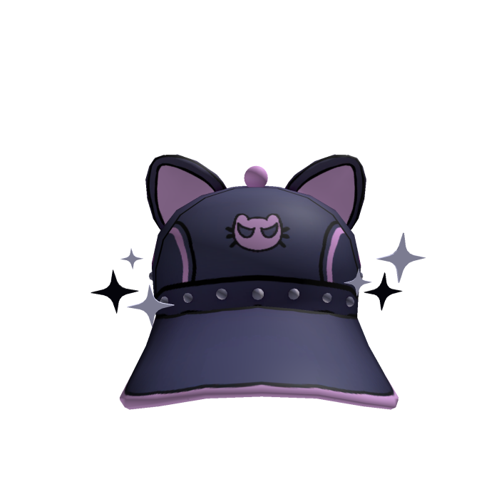 Midnight Kitty Cap