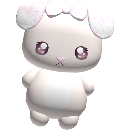 Cute Frosted Puppy Plushie  Roblox item