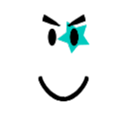 Teal Rock Star Smile