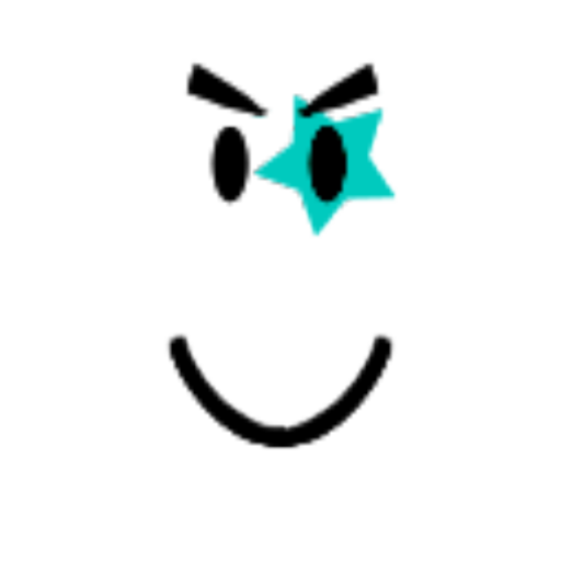 Teal Rock Star Smile