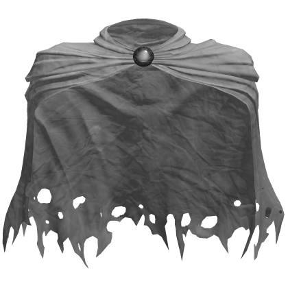 Worn Distressed White Paladin Cloak