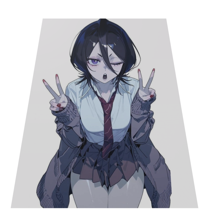 Rukia Bleach Anime Girl Cape