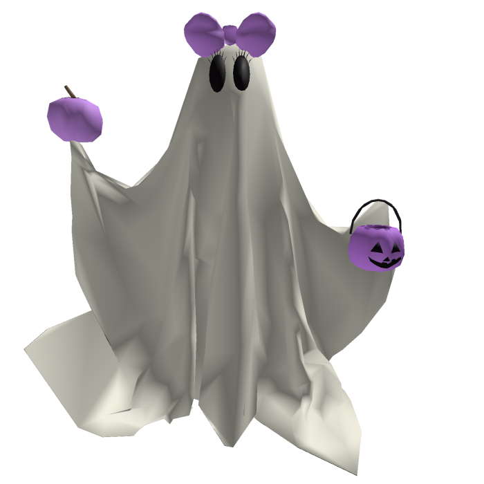 Purple Halloween Ghost Pal
