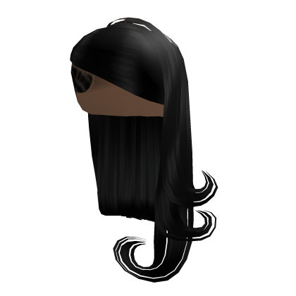 Curled Sidepart [Black]