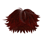 Messy Crimson Hair