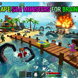Escape Sea Monster for Brainrots