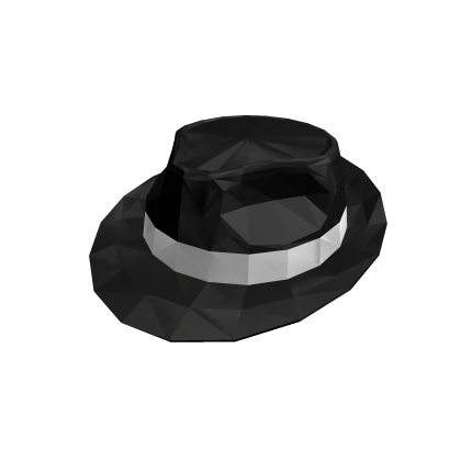 Black Sparkle Time Fedora