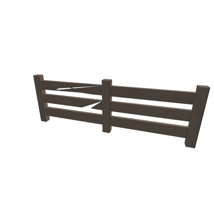Long Wooden Barrier 4m
