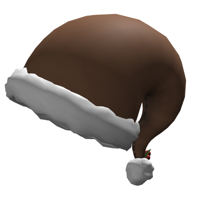 brown cozy christmas hat