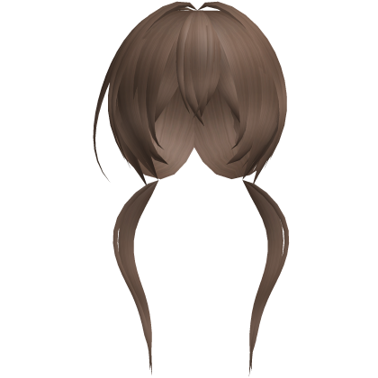 Brown Niche Horror Protagonist Vkei Pigtails 9.  