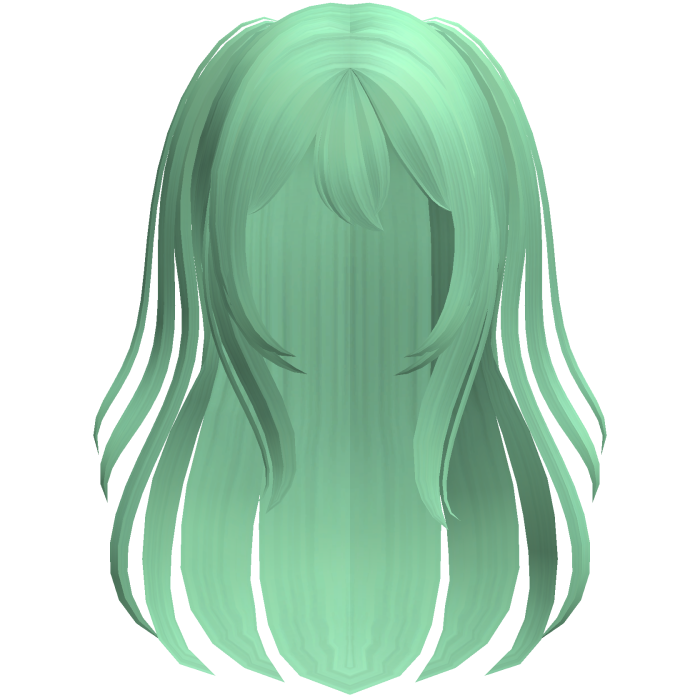 green wispy cute doll loose anime hair