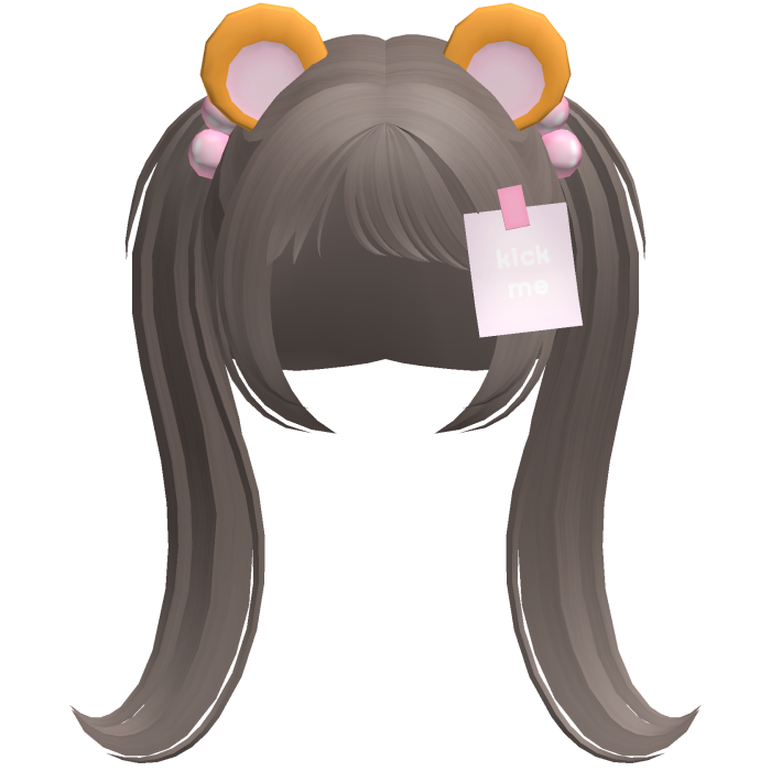 ash kawaii tween hamster silly pigtails