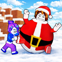 ❄️ Roll a Santa! [2 PLAYER OBBY]