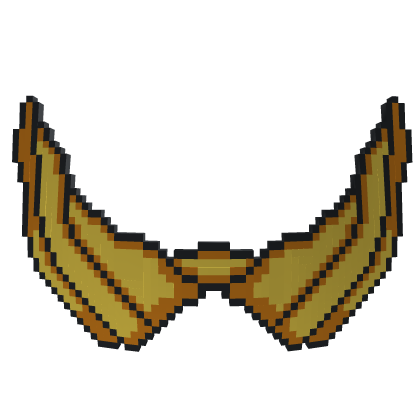 Golden Pixel Wings