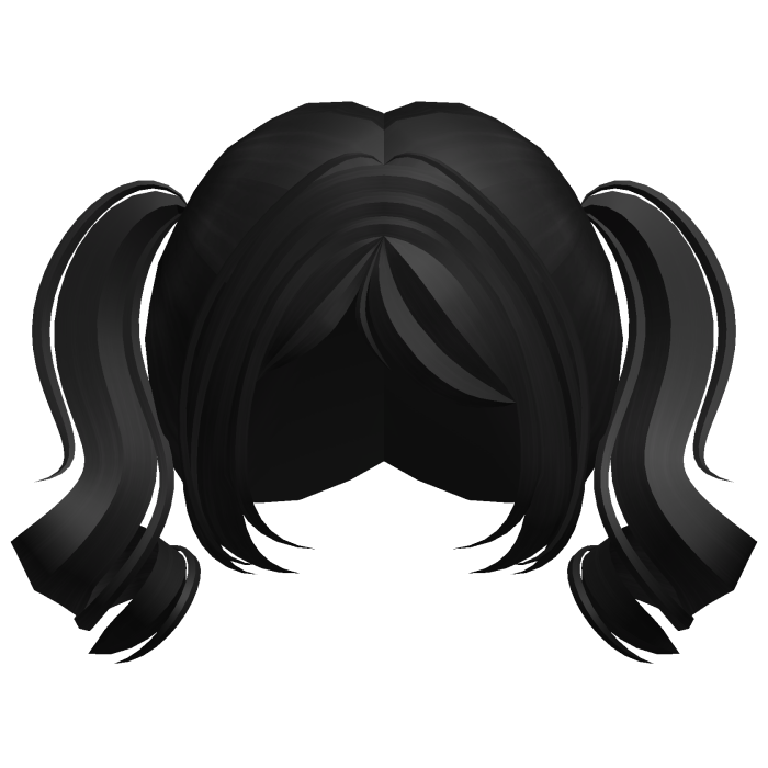 Adorable Bubbles Power Puff Girls Pigtail Black