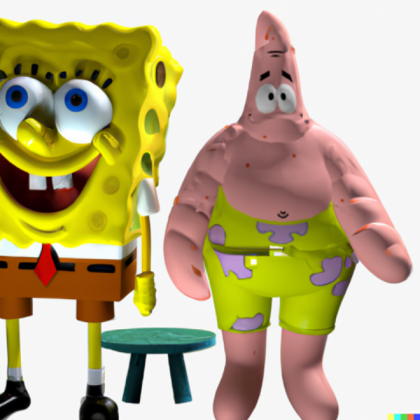 cursed image of spongebob vs patrick funy meme blm Roblox decal