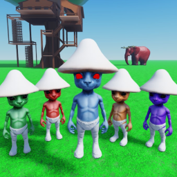 Survive Blue Smurf Cat The Killer!