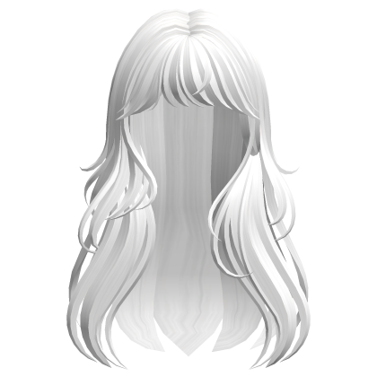 Anime Cute Straight Hair (White) Roblox item