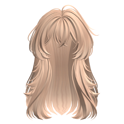 Loose Fluffy Anime Girl Hairstyle (Blonde) Roblox item