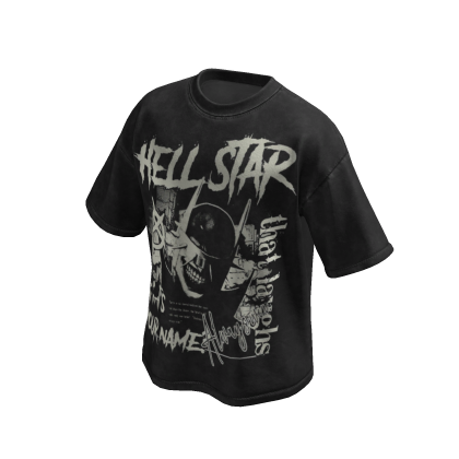 Hellstar Black Wash Oversized Shirt