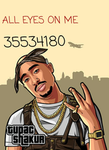 Tupac all eyes on me