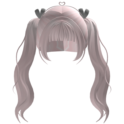 Long Wavy Pigtails in Light Pink Roblox item