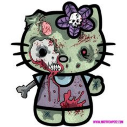 zombie hello kitty Roblox decal