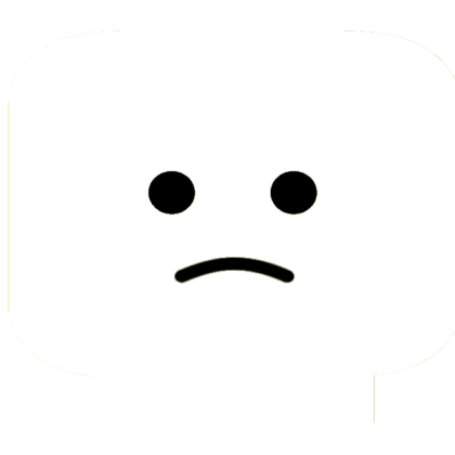 Frown - Face Roblox decal