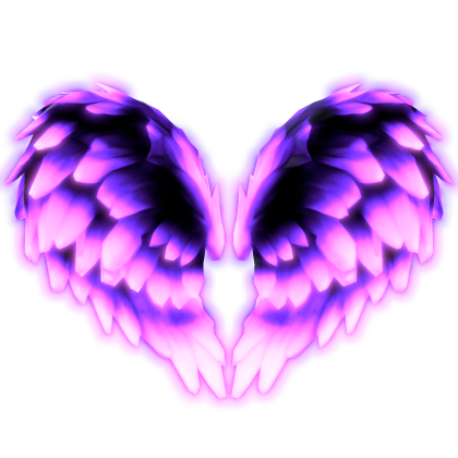 [GLOWING] Heart Wings Purple Roblox item