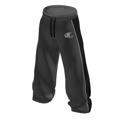 Y2K Grey Baggy Track Pants
