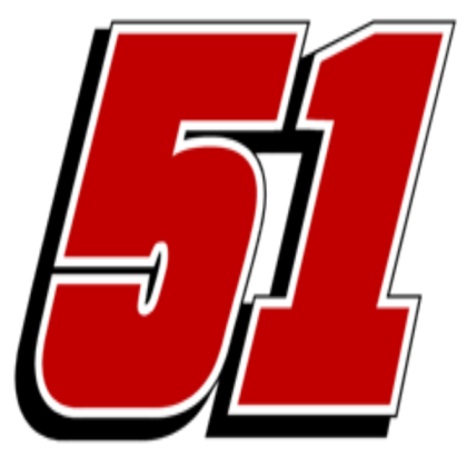 Kurt Busch Number 51 Side Transparent Roblox decal