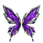 {PBR} Fantasy Muddy Soda Purple Butterfly wings🫟